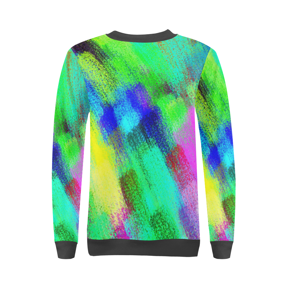 Colors and joy 3 by FeelGood All Over Print Crewneck Sweatshirt for Women (Model H18)