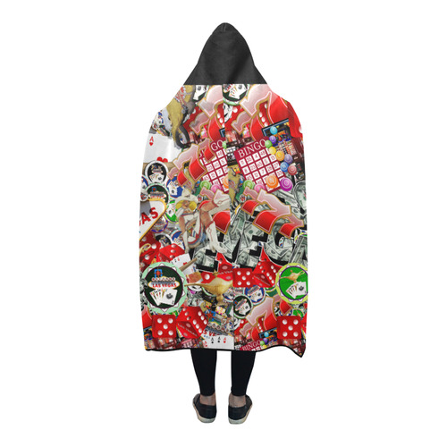Las Vegas Icons - Gamblers Delight Hooded Blanket 80''x56''