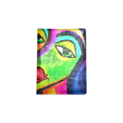 Abstract Fauvist Female Portrait Custom NoteBook B5