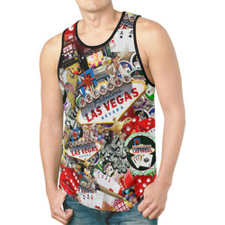 Las Vegas Icons - Gamblers Delight New All Over Print Tank Top for Men (Model T46)