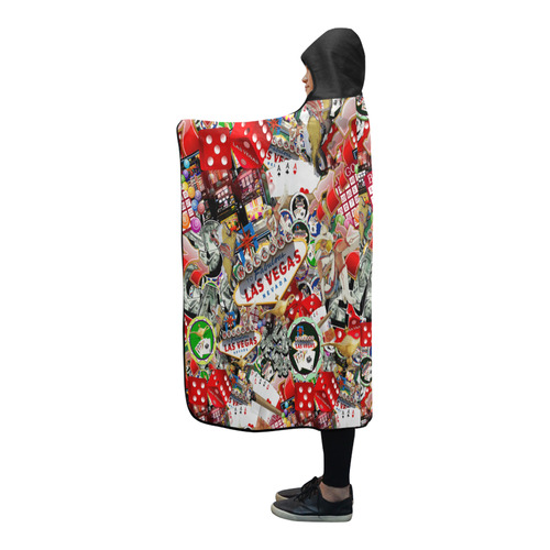Las Vegas Icons - Gamblers Delight Hooded Blanket 80''x56''
