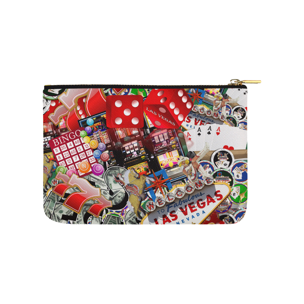 Las Vegas Icons - Gamblers Delight Carry-All Pouch 9.5''x6''