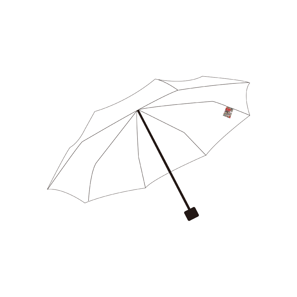 Las Vegas Icons - Gamblers Delight Private Brand Tag on Umbrella Ribs (3cm X 4cm)