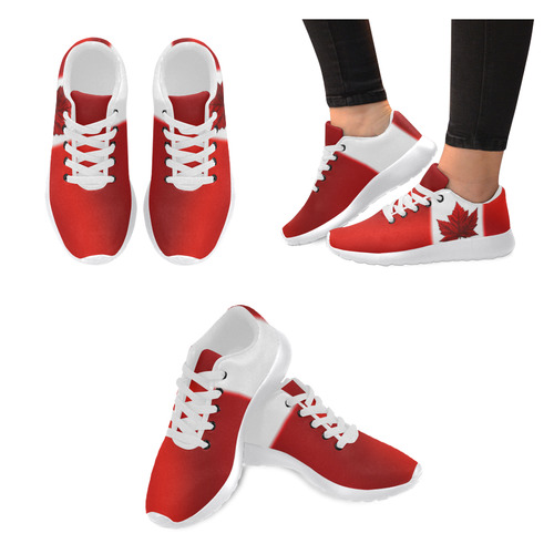 Canada Flag Running Shoes Women’s Running Shoes (Model 020)