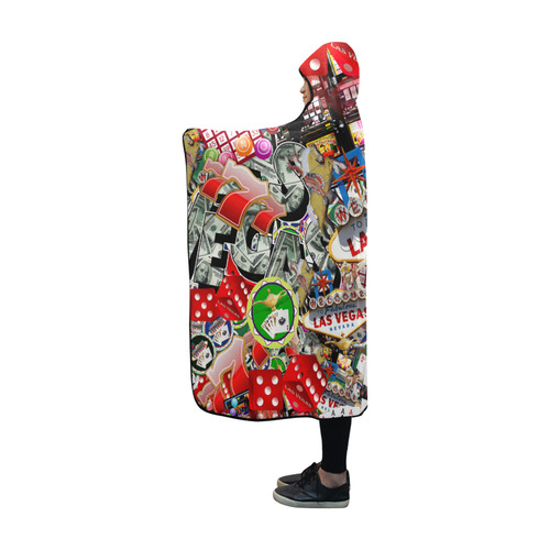 Las Vegas Icons - Gamblers Delight Hooded Blanket 60''x50''