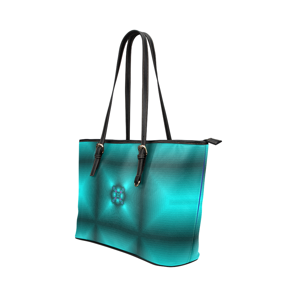 Squared Leather Tote Bag/Small (Model 1651)