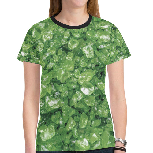 small sparkling pebbles (6)by JamColors New All Over Print T-shirt for Women (Model T45)