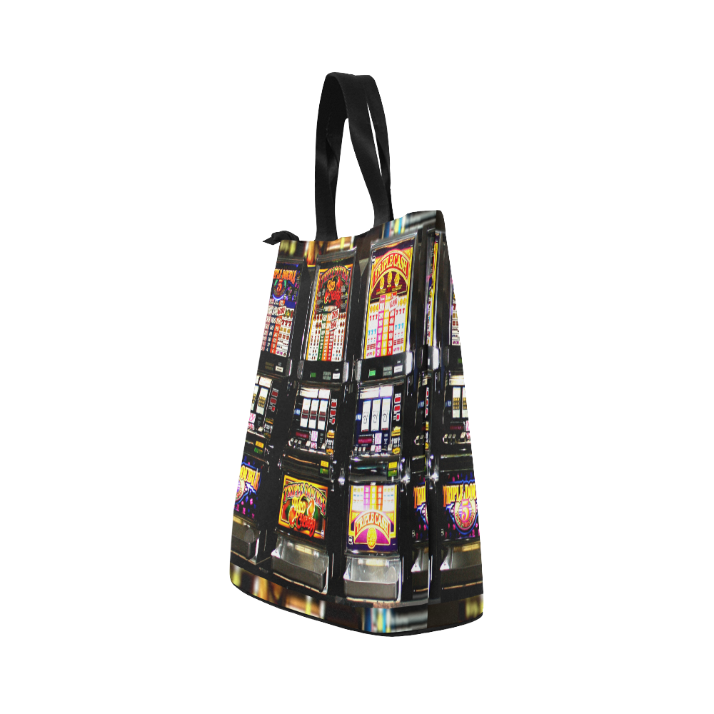 Lucky Slot Machines - Dream Machines Nylon Lunch Tote Bag (Model 1670)