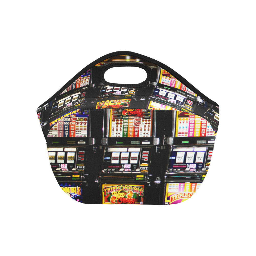 Lucky Slot Machines - Dream Machines Neoprene Lunch Bag/Small (Model 1669)