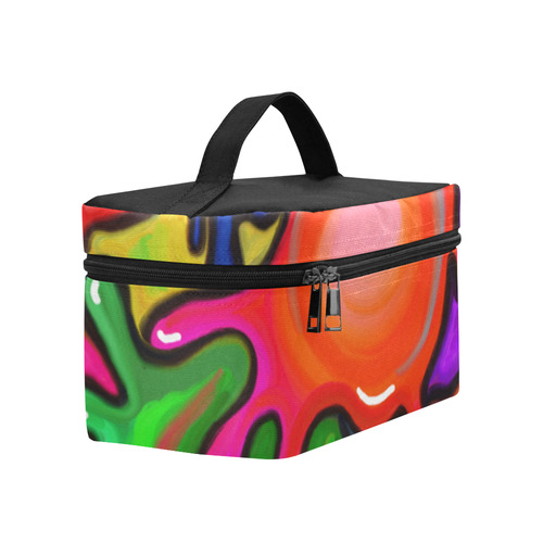 Vibrant Abstract Paint Splats Lunch Bag/Large (Model 1658)