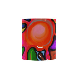 Vibrant Abstract Paint Splats Custom Morphing Mug