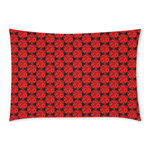DICE Custom Rectangle Pillow Case 20x30 (One Side)