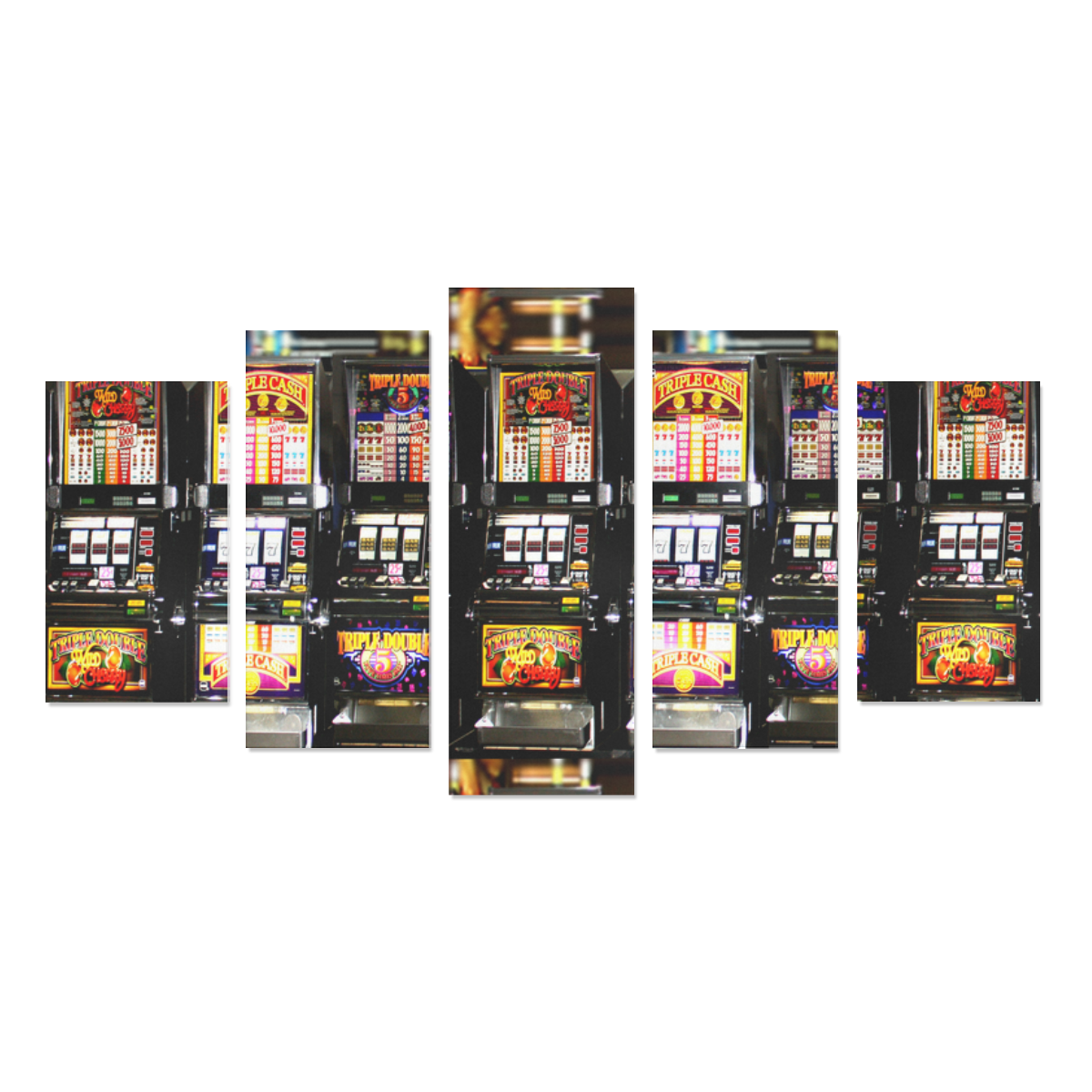 Lucky Slot Machines - Dream Machines Canvas Print Sets A (No Frame)