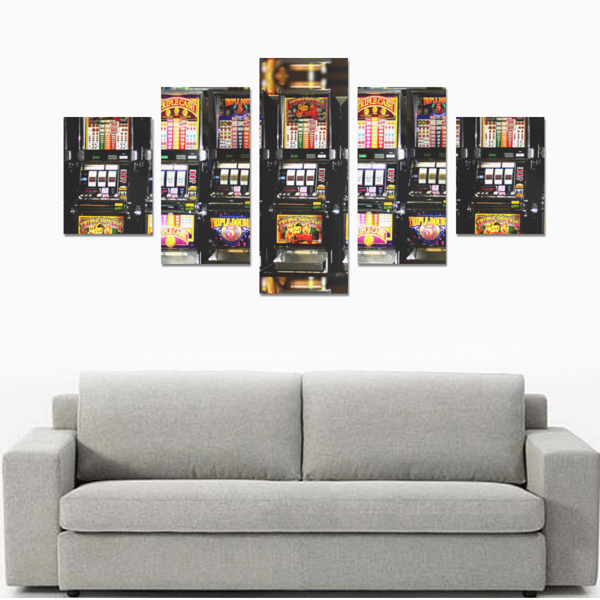 Lucky Slot Machines - Dream Machines Canvas Print Sets B (No Frame)
