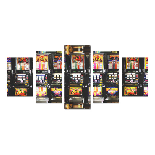 Lucky Slot Machines - Dream Machines Canvas Print Sets D (No Frame)