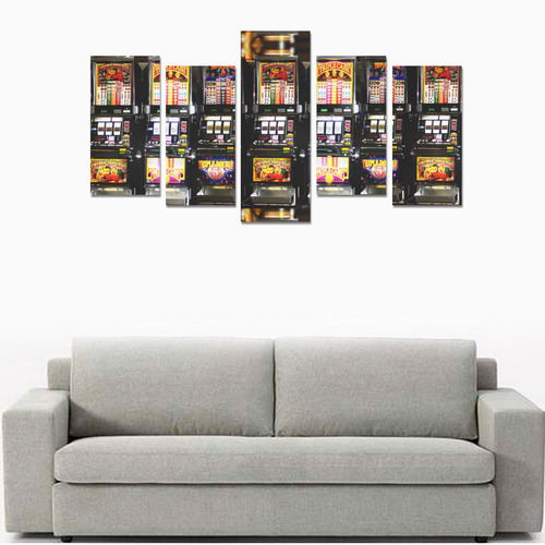 Lucky Slot Machines - Dream Machines Canvas Print Sets E (No Frame)
