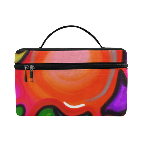 Vibrant Abstract Paint Splats Lunch Bag/Large (Model 1658)