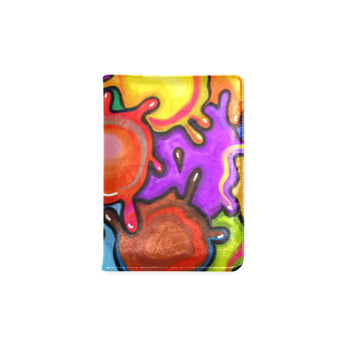 Vibrant Abstract Paint Splats Custom NoteBook A5