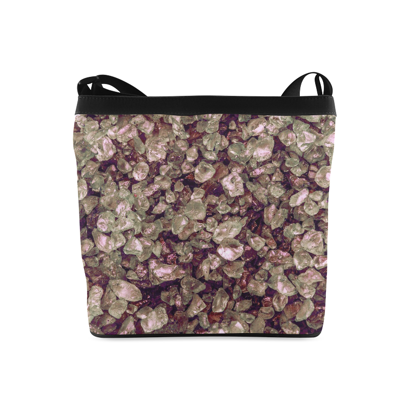 small sparkling pebbles (5)by JamColors Crossbody Bags (Model 1613)