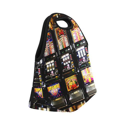 Lucky Slot Machines - Dream Machines Neoprene Lunch Bag/Small (Model 1669)