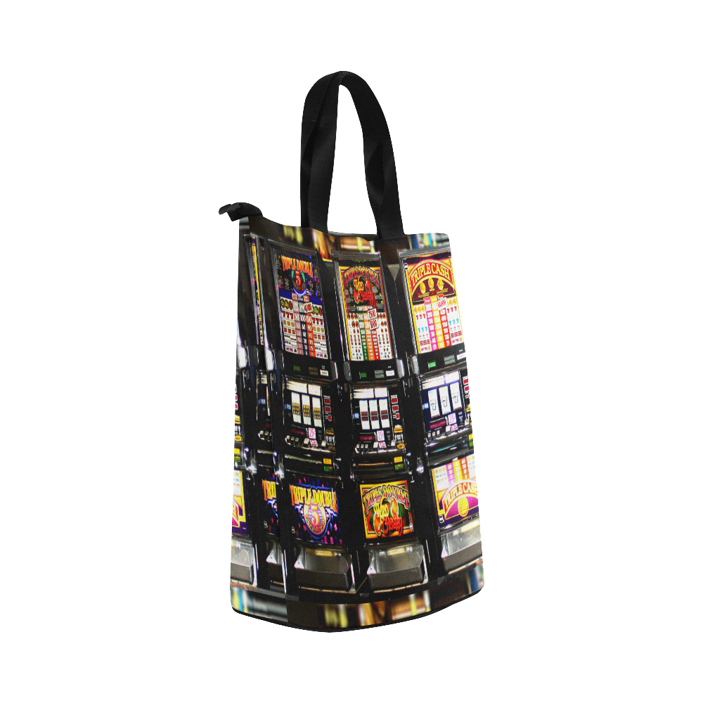 Lucky Slot Machines - Dream Machines Nylon Lunch Tote Bag (Model 1670)