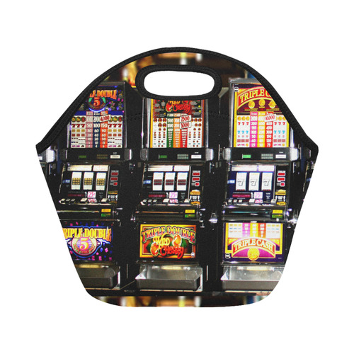 Lucky Slot Machines - Dream Machines Neoprene Lunch Bag/Small (Model 1669)