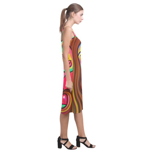 Love is Near Vibrant Portrait Alcestis Slip Dress (Model D05)