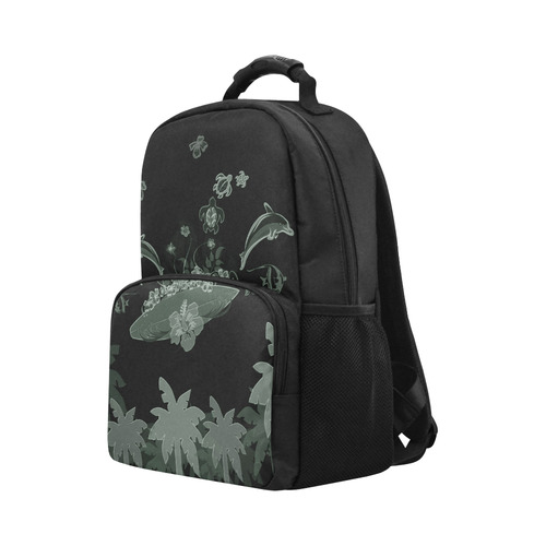 Playing dolphin Unisex Laptop Backpack (Model 1663)