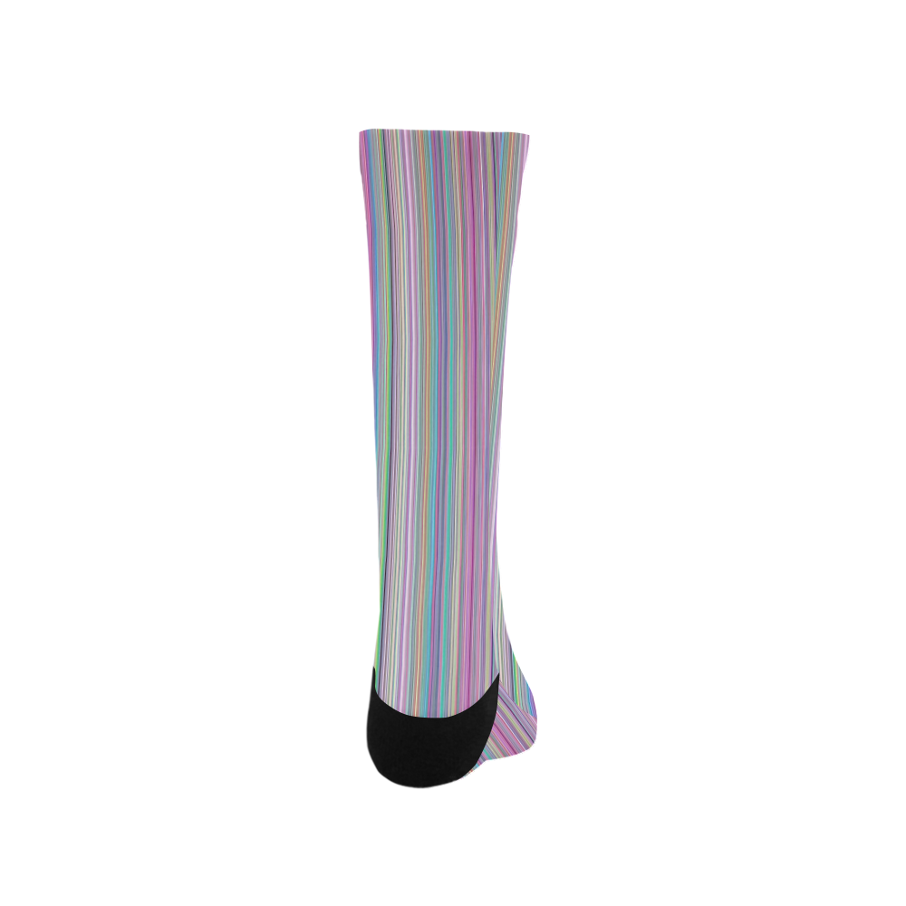 Broken TV screen rainbow Trouser Socks