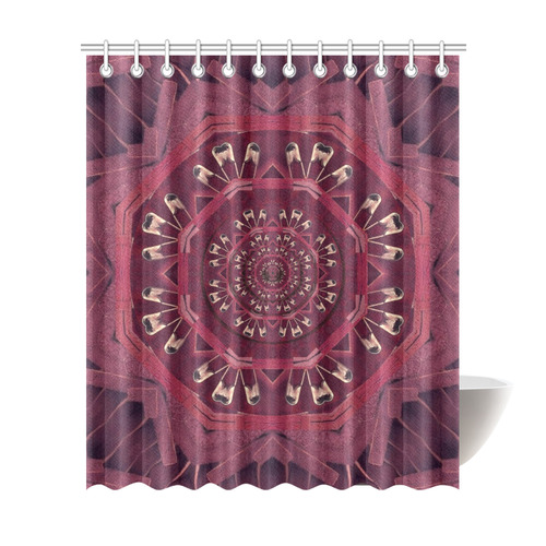 Leather and love in a safe environment Shower Curtain 72"x84"