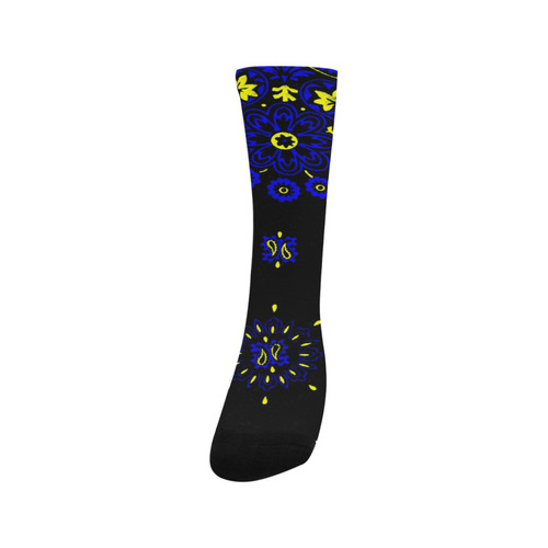 blue yellow bandana 2 Trouser Socks