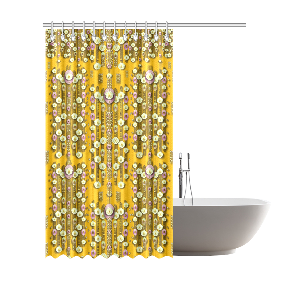 Rain showers in the rain forest of bloom Shower Curtain 72"x84"