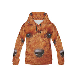 Dog Golden Poodle All Over Print Hoodie for Kid (USA Size) (Model H13)