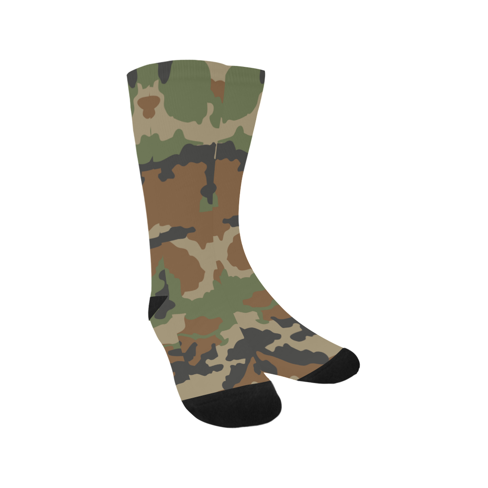 woodland camouflage pattern Trouser Socks