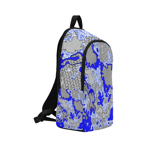 Unique abstract pattern mix 2B by FeelGood Fabric Backpack for Adult (Model 1659)