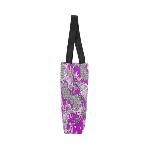 Unique abstract pattern mix 2D by FeelGood Canvas Tote Bag (Model 1657)
