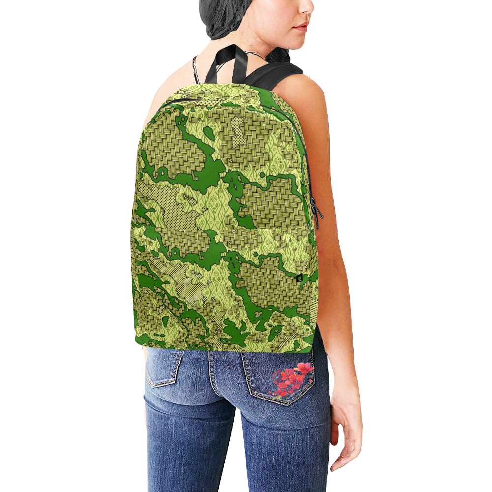 Unique abstract pattern mix 2C by FeelGood Unisex Classic Backpack (Model 1673)