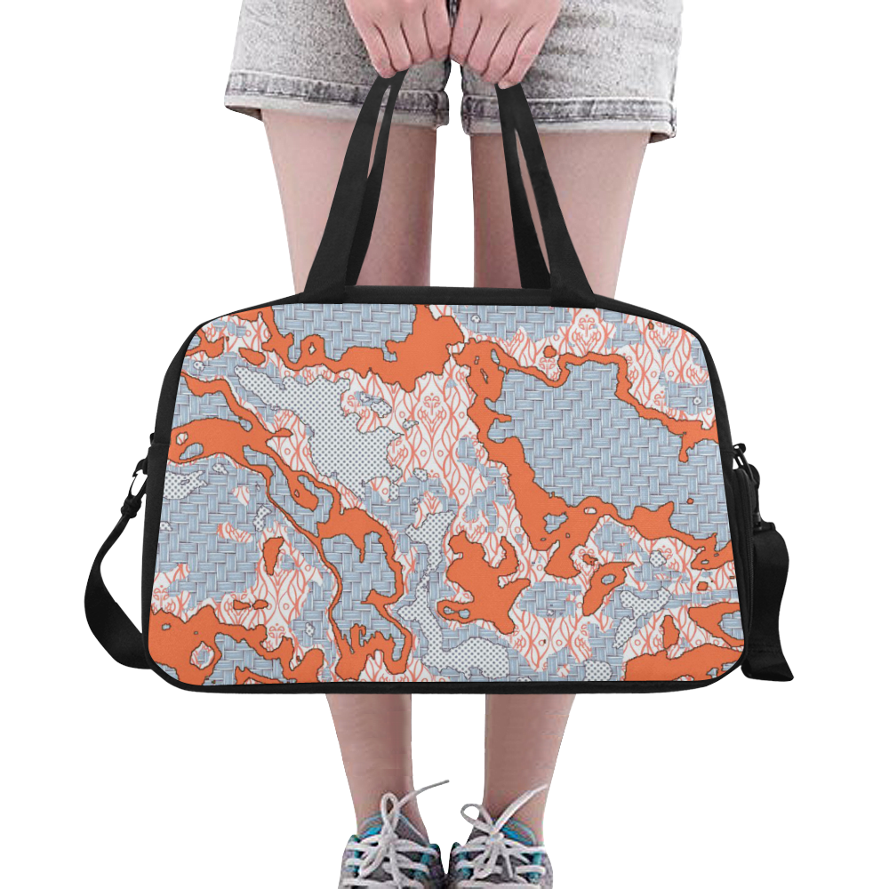 Unique abstract pattern mix 2E by FeelGood Fitness Handbag (Model 1671)