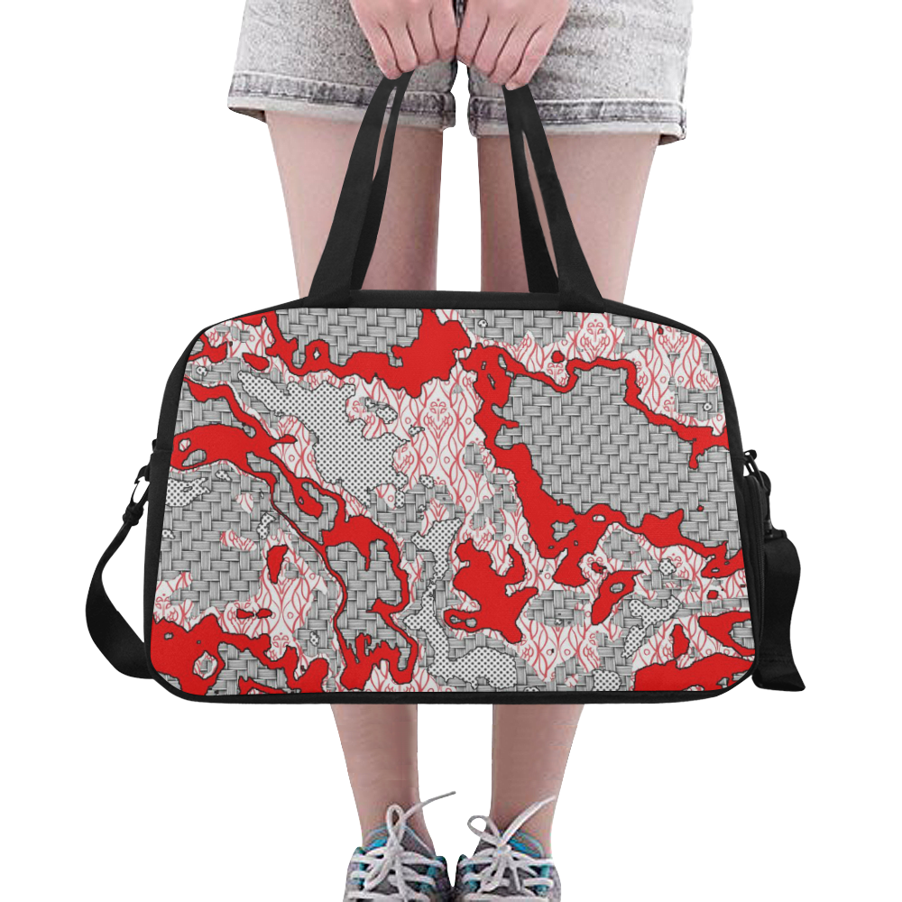 Unique abstract pattern mix 2A by FeelGood Fitness Handbag (Model 1671)