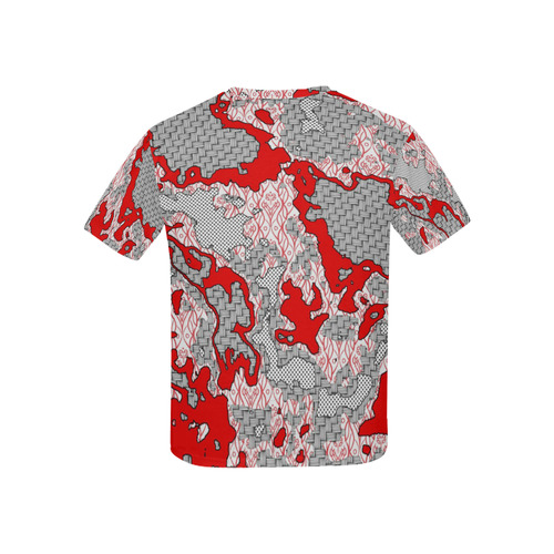 Unique abstract pattern mix 2A by FeelGood Kids' All Over Print T-shirt (USA Size) (Model T40)