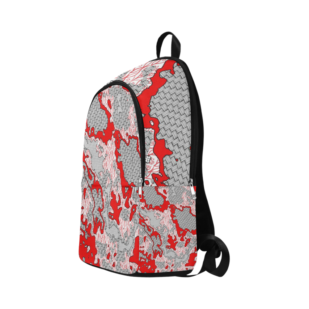 Unique abstract pattern mix 2A by FeelGood Fabric Backpack for Adult (Model 1659)