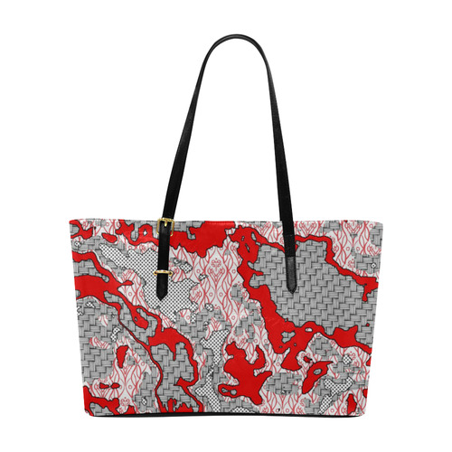 Unique abstract pattern mix 2A by FeelGood Euramerican Tote Bag/Large (Model 1656)