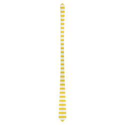 Horizontal Yellow Candy Stripes Classic Necktie (Two Sides)