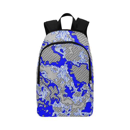 Unique abstract pattern mix 2B by FeelGood Fabric Backpack for Adult (Model 1659)