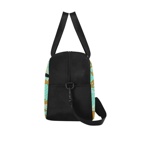 Unique abstract pattern mix 2F by FeelGood Fitness Handbag (Model 1671)