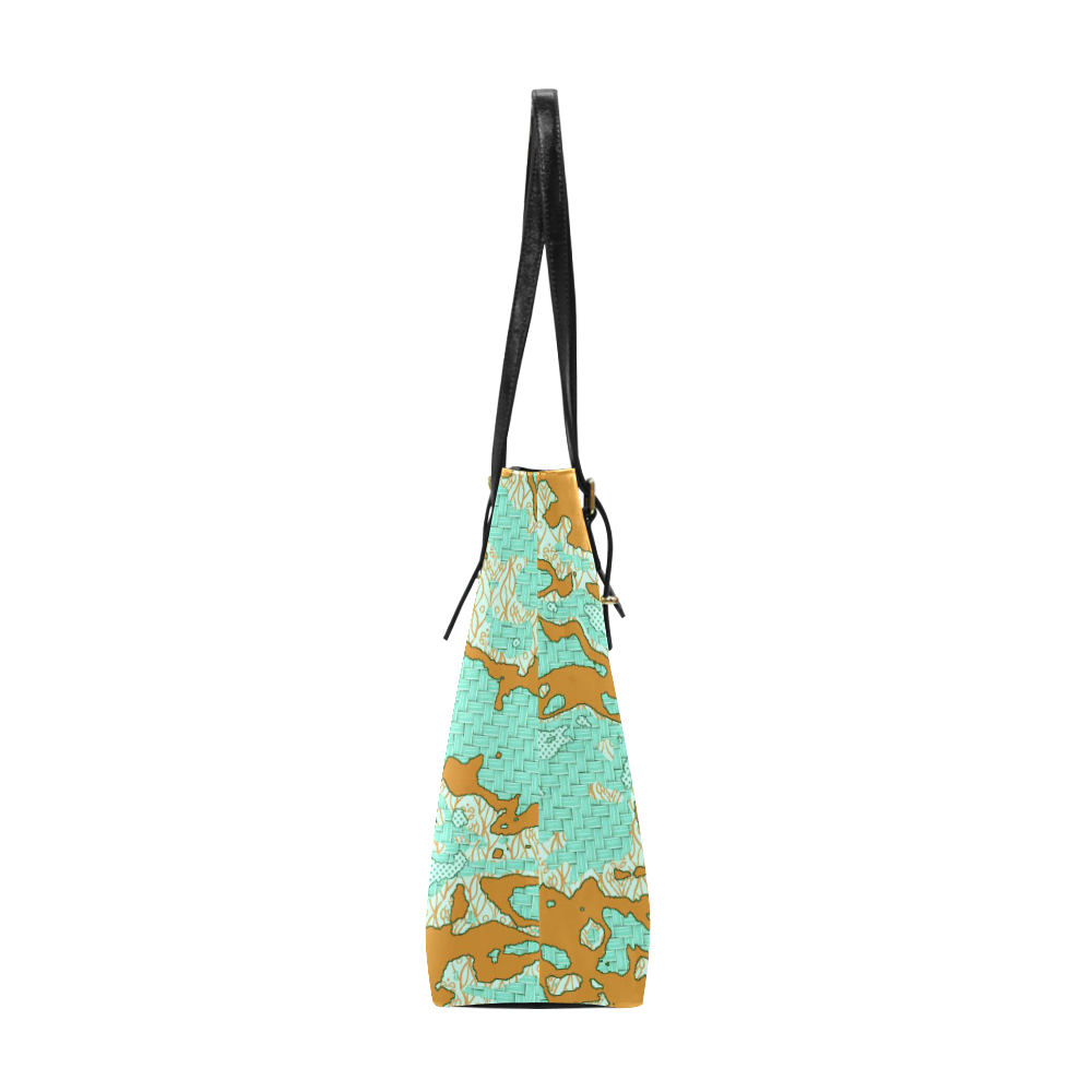 Unique abstract pattern mix 2F by FeelGood Euramerican Tote Bag/Small (Model 1655)