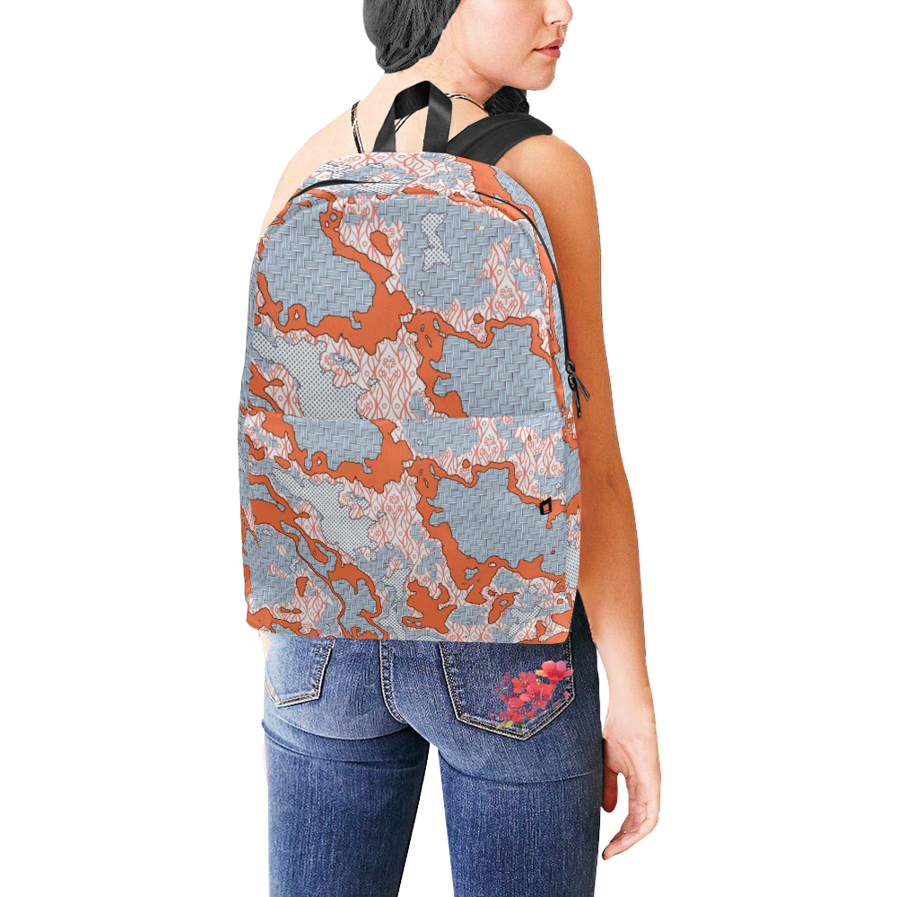Unique abstract pattern mix 2E by FeelGood Unisex Classic Backpack (Model 1673)