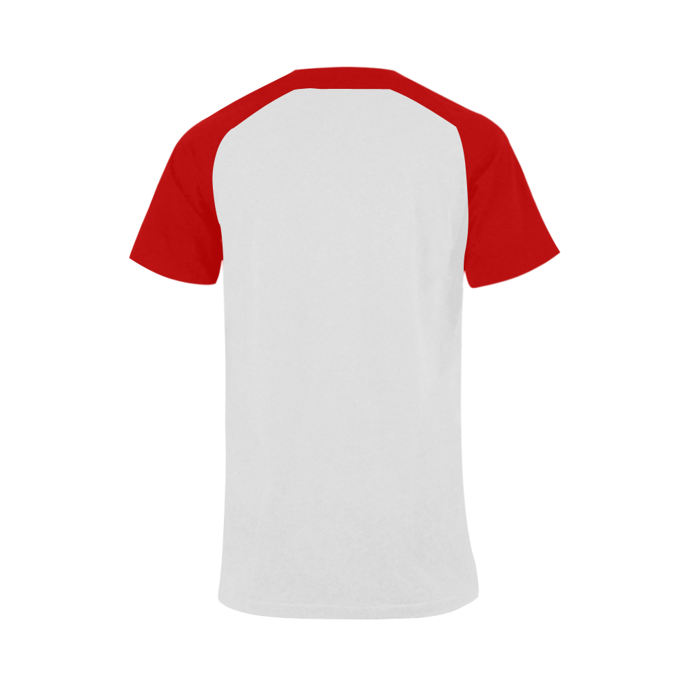 RED TRIM BEE CONCEPT RED Men's Raglan T-shirt (USA Size) (Model T11)
