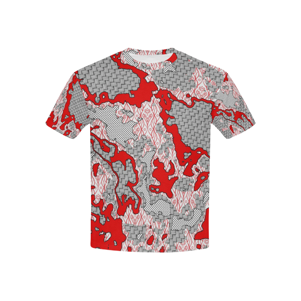 Unique abstract pattern mix 2A by FeelGood Kids' All Over Print T-shirt (USA Size) (Model T40)