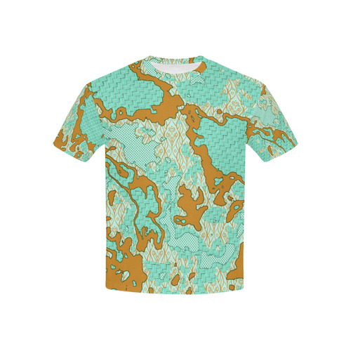 Unique abstract pattern mix 2F by FeelGood Kids' All Over Print T-shirt (USA Size) (Model T40)